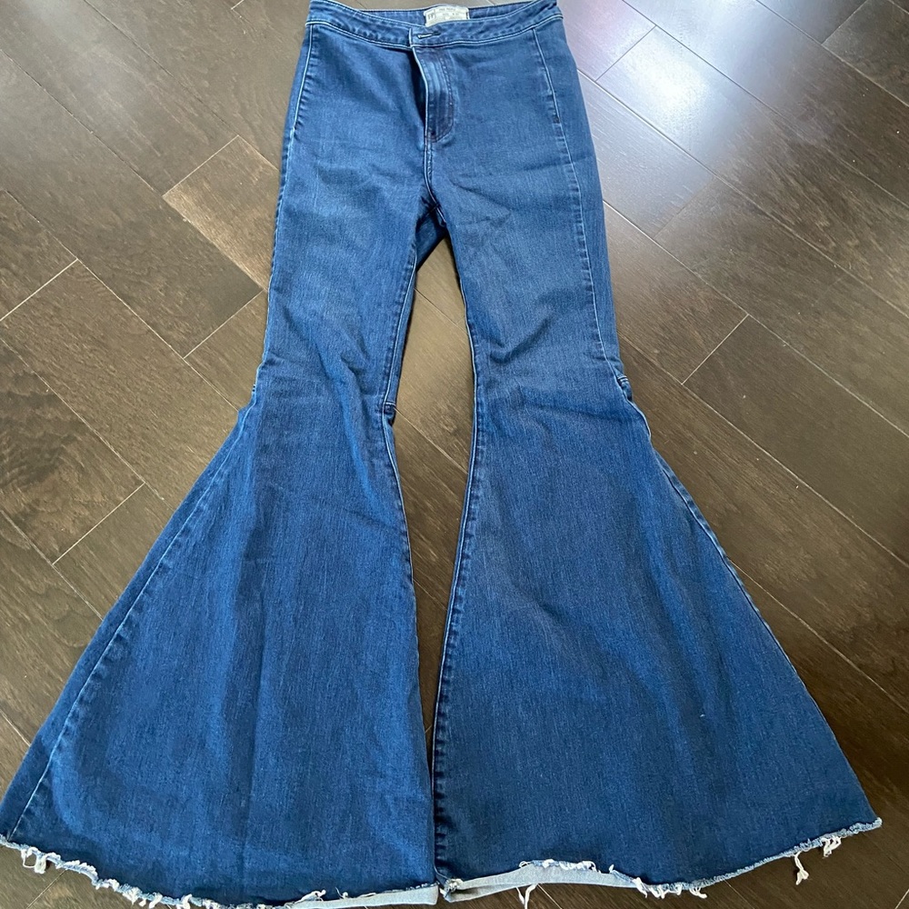 Free People Just Float On Flare Jeans